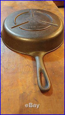 RARE Old Antique Vintage Keen Kutter Tool Cast Iron Cooking Skillet #8 Label NOS
