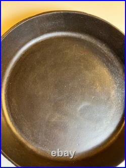 RARE Portland Stove Foundry #8 Cast Iron Skillet Pan Clover Logo MAINE 3.11lb