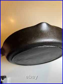 RARE Portland Stove Foundry #8 Cast Iron Skillet Pan Clover Logo MAINE 3.11lb