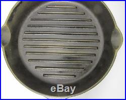 RARE VHTF Griswold #9 Y Cast Iron Grill Pan Ex. Used Cond. RARE VERY NICE