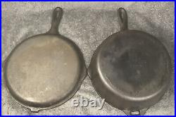 RARE VINTAGE LODGE 4 IN 1 HINGED DEEP DOUBLE CAST IRON SKILLET/POT (Marked 8FS)