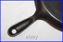 RARE Vintage 1920-30's Wagner Ware Cast Iron #8 Shallow Skillet Model No. 1098