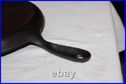 RARE Vintage 1920-30's Wagner Ware Cast Iron #8 Shallow Skillet Model No. 1098