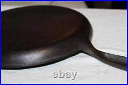 RARE Vintage 1920-30's Wagner Ware Cast Iron #8 Shallow Skillet Model No. 1098