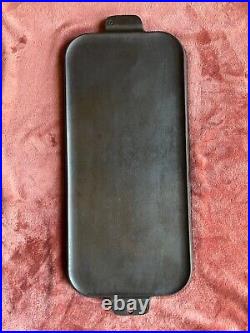 RARE Vintage GRISWOLD Block Large Logo Cast Iron #9 Long Rectangle Griddle 746 E