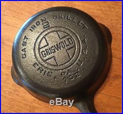 RARE Vintage Griswold No 2 Large Block Logo Cast Iron Skillet PN 703