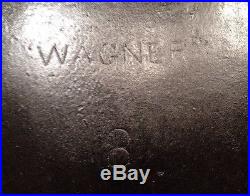 RARE Wagner #8 Cast Griddle 18 1/2 Long x 8 Wide Cook Surface HTF 1800s