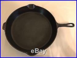 Rare #13 13 Griswold Block Letters #720 Cast Iron Skillet Erie PA. USA Nice