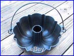 Rare 1891 Frank Hay Griswold Made Cast Iron Bundt Pan From Johnstown Pa