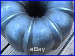 Rare 1891 Frank Hay Griswold Made Cast Iron Bundt Pan From Johnstown Pa