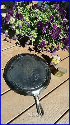 Rare 1932 GRISWOLD ROUND BREAKFAST SKILLET P/N 665 Cast Iron Cookware Frying Pan