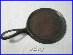 Rare 3 PCS Wagner Ware Cast Iron TOY SKILLET & COVER #1365 With Skillet & Pan