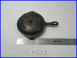 Rare 3 PCS Wagner Ware Cast Iron TOY SKILLET & COVER #1365 With Skillet & Pan