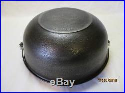 Rare #4 Griswold Flat Bottom Cast Iron Scotch Bowl P/n 839 Large Slant Logo Erie