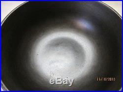 Rare #4 Griswold Flat Bottom Cast Iron Scotch Bowl P/n 839 Large Slant Logo Erie