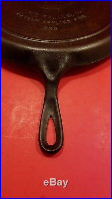 Rare Antique 665 Griswold Cast Iron Round Breakfast Skillet