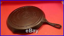 Rare Antique 665 Griswold Cast Iron Round Breakfast Skillet