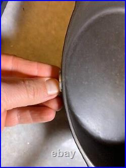 Rare Antique Deep Fryer Frying Pot Pan Cast Iron Restored Smooth Seasoned FINE