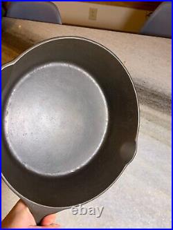 Rare Antique Deep Fryer Frying Pot Pan Cast Iron Restored Smooth Seasoned FINE