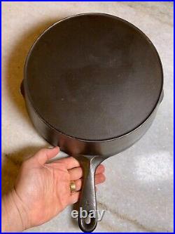 Rare Antique Deep Fryer Frying Pot Pan Cast Iron Restored Smooth Seasoned FINE