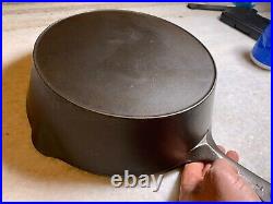 Rare Antique Deep Fryer Frying Pot Pan Cast Iron Restored Smooth Seasoned FINE