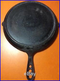 Rare Antique Erie 729-a Cast Iron Griddle Pre Griswold Erie Skillet Early Piece