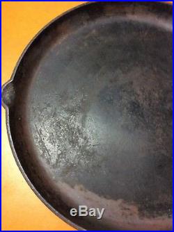 Rare Antique Erie 729-a Cast Iron Griddle Pre Griswold Erie Skillet Early Piece