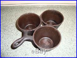 Rare Antique Griswold Cast Iron Muffin Pan, Gem Pan