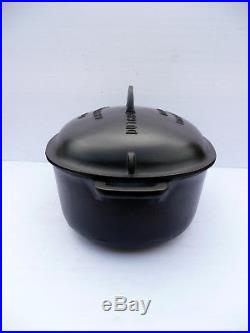 Rare Cast Iron Griswold Large Block Logo # 5 Oval Roaster Dutch Oven 645 / 646