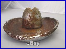 Rare Cast Iron Hats Off to Griswold Erie PA Hat Ashtray