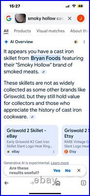 Rare Cast Iron Skillet