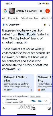 Rare Cast Iron Skillet