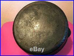 Rare Chicago Hardware Foundry #89a Heavy Hammered Cast Iron 10 Skillet & LID
