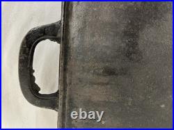Rare Favorite Piqua Ware #8 Cast Iron Long Griddle