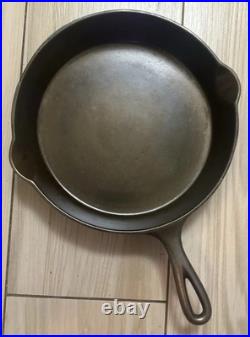 Rare Favorite Piqua Ware Miami Diamond Logo Cast Iron Skillet No. 8 Restored