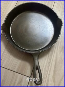 Rare Favorite Piqua Ware Miami Diamond Logo Cast Iron Skillet No. 8 Restored