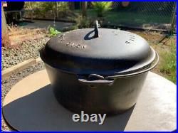 Rare Griswold #11 #836 Tite-top Dutch Oven With #2554 LID Seasoned Cast Iron