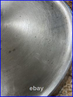 Rare Griswold 12 Cast Iron Griddle Nickel Plated 617 Bail Handle Vintage
