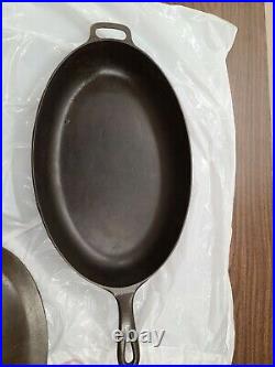 Rare Griswold #15 oval skillet with cover