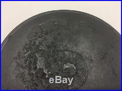 Rare Griswold Cast Iron Erie Spider Logo #8 Skillet With Heat Ring (look)