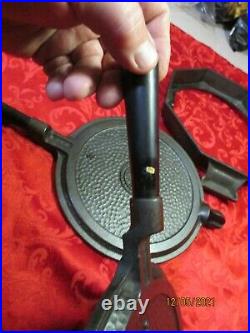 Rare Griswold Hammered Finish Cast Iron Waffle Iron