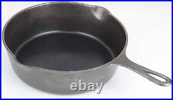 Rare Griswold No 8 (768) Deep Cast Iron Chicken Pan Skillet Restored