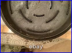 (Rare) HTF, The J. W. Loth Stove Co Waynesboro Va #8 Cast iron Lid