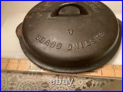 (Rare) HTF, The J. W. Loth Stove Co Waynesboro Va #8 Cast iron Lid