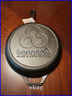 Rare Lodge Bonnaroo Cast Iron Skillet