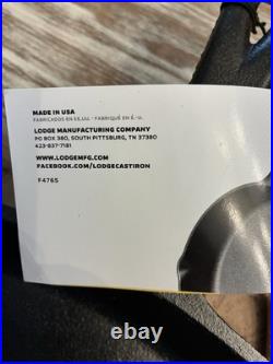 Rare Lodge Jones Dairy Farm Cast Iron Skillet New Old Stock In Box