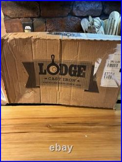 Rare Lodge Jones Dairy Farm Cast Iron Skillet New Old Stock In Box