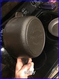 Rare Martin Stove And Range #5 Saucepot Hamburger Logo Lodge Cleaned & Seasoned