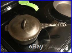 Rare Martin Stove And Range #5 Saucepot Hamburger Logo Lodge Cleaned & Seasoned