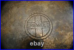 Rare Massive 20 Griswold 728 Erie Cast Iron Skillet Hotel Pan